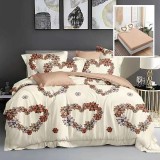 LENJERIE FINET 6 PIESE CU HUSĂ &ndash; 160&times;200 ȘI 180&times;200 (HF6P43) - 180x200
