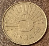 C50 - Moneda foarte veche - Macedonia - 5 dinarI - 2006