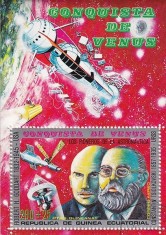 Eq. Guinea 1972 Space, perf. sheet, used I.031