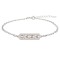 Bratara personalizata cu design piese de domino - argint 925