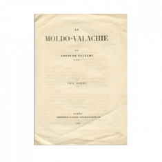 Louis de Naleche, La Moldo-Valachie, 1856