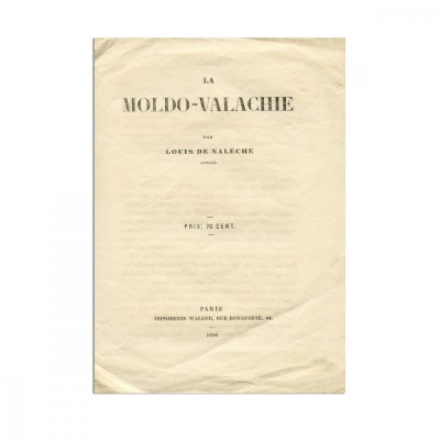 Louis de Naleche, La Moldo-Valachie, 1856 foto