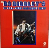 Bo Diddley &lrm;&ndash; Bo Diddley's 16 All Time Greatest Hits _ NM / NM vinil, LP, disc muzica rock, blues _ Chess, Olanda