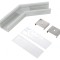 Conector 135&deg; Argintiu Aluminiu Anodat VARIO30-07