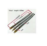 Antena telescopica 7 segmente 150-630mm + balama ANTENA-RADIO2