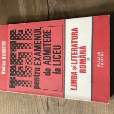 Carte 1113 TESTE PENTRU ADMITERE IN LICEU LIMBA SI LITERATURA ROMANA II