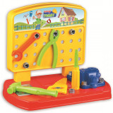 Banc de lucru Handy Tommy Ucar Toys, 28 piese