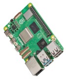 Cumpara ieftin Mini PC Raspberry Pi 5, 4GB RAM, procesor quad-core ARM Cortex-A76, Wi-Fi, Bluetooth, dual micro HDMI, USB 3.0, Gigabit Ethernet, GPIO, negru