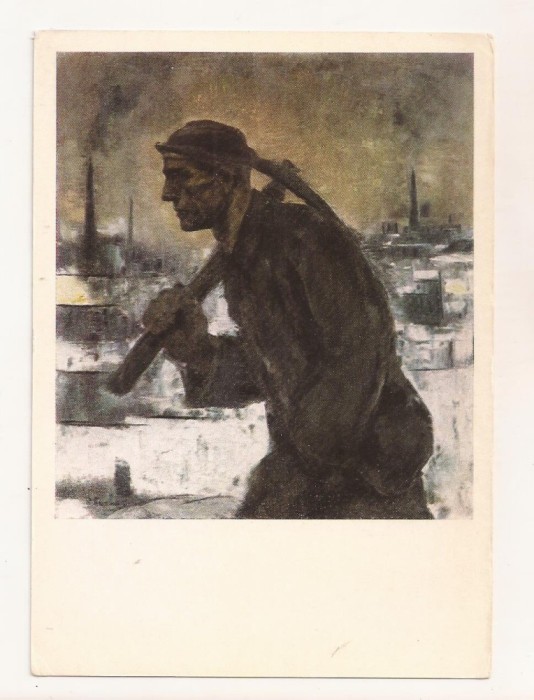 FA89 -Carte Postala- RUSIA - State Hermitage Museum - Pierre Paulus, The Miner, necirculata 1969