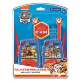 Set Walkie Talkies digital, Lexibook, raza de transmisie 2000 M, lumini Morse, Paw Patrol