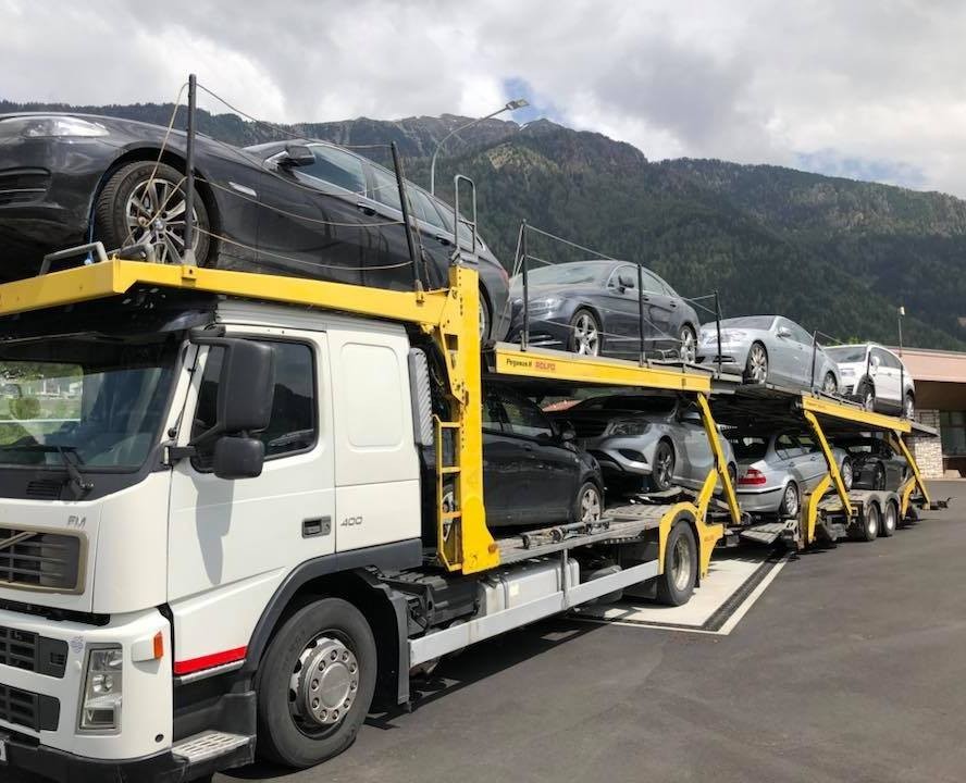 Transport auto GermaniaRomania platforma/trailer NonStop arhiva Okazii.ro