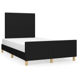 Cumpara ieftin Cadru de pat fara saltea Negru 120x190 cm tesatura
