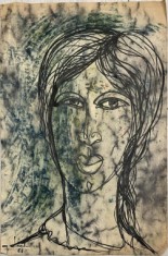 Georges Dumitresco / Dumitrescu (1922 - 2008), tehnica mixta pe hartie, 34 x 23 foto