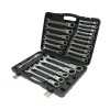 Set 22 chei combinate cu clichet articulate CrV 6-32mm Breckner Germany