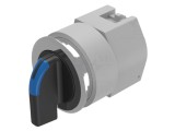 Comutator rotativ EAO 30mm BA9S LED 2 poziții negru/argintiu