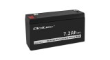 Baterie Qoltec AGM | 6V | 7.2 Ah | max. 105A