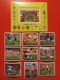PARAGUAY, FOTBAL SPANIA - COLIȚĂ + SERIE COMPLETĂ MNH