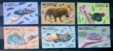 Cuba 2015 animale domestice, c&acirc;ine,pisica,papagal, iepure,broasca porumbel serie 6v. nestampilata