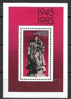 Germania DDR 1985 - 40 ani de la eliberare Bloc neuzat,perfecta stare(z)