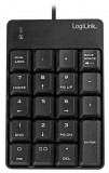 Tastatura numerica LogiLink ID0184, USB (Negru)