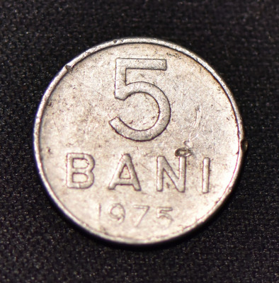 5 bani Romania 1975 foto