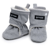 T-TOMI Booties Grey botoșei pentru copii 9-12 months Warm