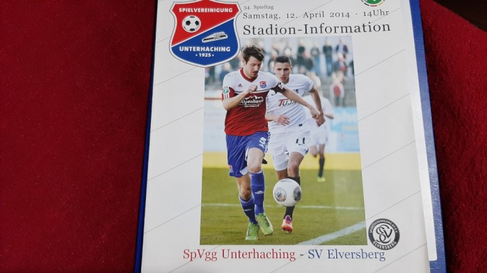 program SPV Unterhaching - SV Elversberg