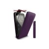 Husa Flip Piele Eco Violet Forcell Samsung Galaxy W I8150 Protectie Telefon