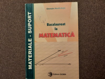 GHEORGHE MOALFA ROSIA BACALAUREAT LA MATEMATICA 1999 foto