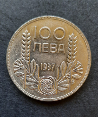 100 Leva Boris III, 1937, Bulgaria - G 4302 foto