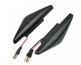 Lampa semnalizare aripa Ford Focus I, 09.1998-11.2004; Mondeo (B4y/B5y/Bwy), 10.2000-03.2007, model tuning, montare fata, stanga=dreapta, LED; fumuri