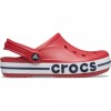 Saboti Crocs Bayaband Clog Rosu/Navy - Saboti Dama/Barbatesti Croslite, Confortabili, Casual, Plaja, Vara