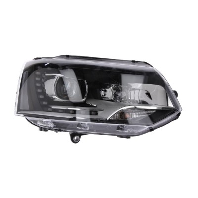 Far VW Transporter / Multivan (T5) 2011-, partea Dreapta, tip bec D3S+B7, cu lumini de zi pe LED, fara bec, fara balast, cu motoras, Depo foto
