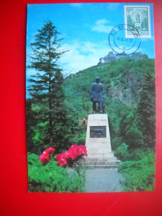 HOPCT MAXIMA ROMANIA NR 1311 STATUIA LUI DECEBAL-DEVA-JUD HUNEDOARA