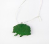 Cumpara ieftin Decoratiune Craciun - Ceramic Hedgehog on String, green | Drescher