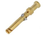 Pin mamă aliaj cupru nichelat aurit 0,14-0,37mm2 Han D 10A