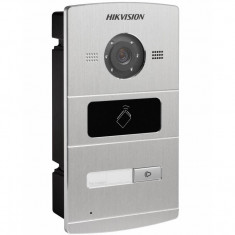 Post exterior Videointerfon Hikvision DS-KV8102-IM Protectie IP65 1.3mpx HD Gri foto
