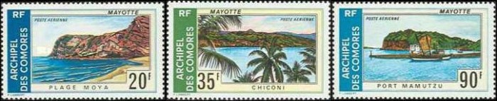 Insulele Comore 1974 - peisaje, serie neuzata