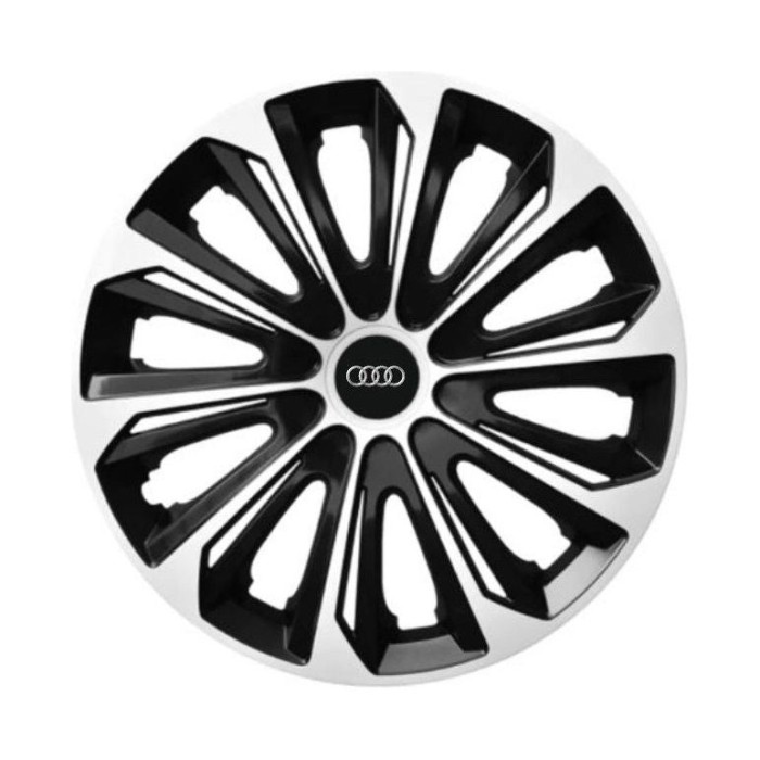 Set 4 capace roti Extra strong silver R16 Compatibil Cu Audi