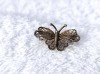 Argint BROSA FLUTURE in filigran VECHE manopera EXCEPTIONALA de efect SPLENDIDA