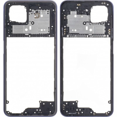 Carcasa Mijloc Oppo A92s, Neagra foto