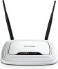ROUTER TP-LINK wireless 300Mbps, 4 porturi 10/100Mbps, 2 antene externe, Atheros, 2T2R &quot;TL-WR841N&quot; (timbru verde 0.8 lei)