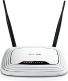 ROUTER TP-LINK wireless 300Mbps, 4 porturi 10/100Mbps, 2 antene externe, Atheros, 2T2R &quot;TL-WR841N&quot; (timbru verde 0.8 lei)
