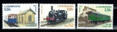 Luxemburg 2005 - Cai ferate, trenuri, serie neuzata foto