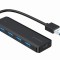 HUB extern GEMBIRD, porturi USB: USB-A 3.1 x 4, conectare prin USB-A 3.1, cablu 0.15 m, negru, &quot;UHB-U3P4P-02&quot; (timbru verde 0.18 lei)