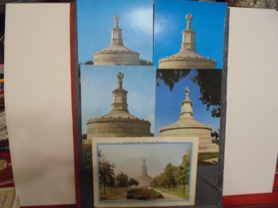 ADAMCLISI - MONUMENTUL TRIUMFAL TROPAEUM TRAIANI - 5 VEDERI DIFERITE - NECIRCULATE - foto