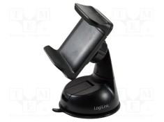 Suport auto negru pentru tabloul de bord LOGILINK, compatible cu geam 4&divide;6