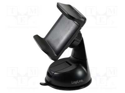 Suport auto negru pentru tabloul de bord LOGILINK, compatible cu geam 4&amp;divide;6 foto