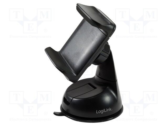 Suport auto negru pentru tabloul de bord LOGILINK, compatible cu geam 4&divide;6
