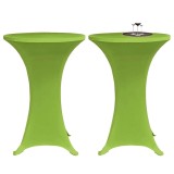 Gossi husa elastica pentru masa, 2 buc., verde, 80 cm